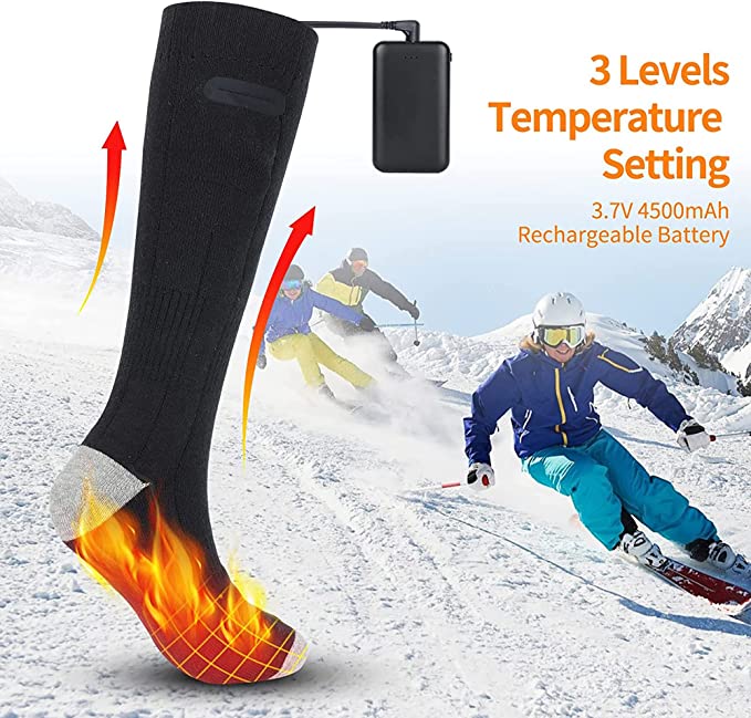 2 Pairs Of Unisex Heated Socks - Image 5
