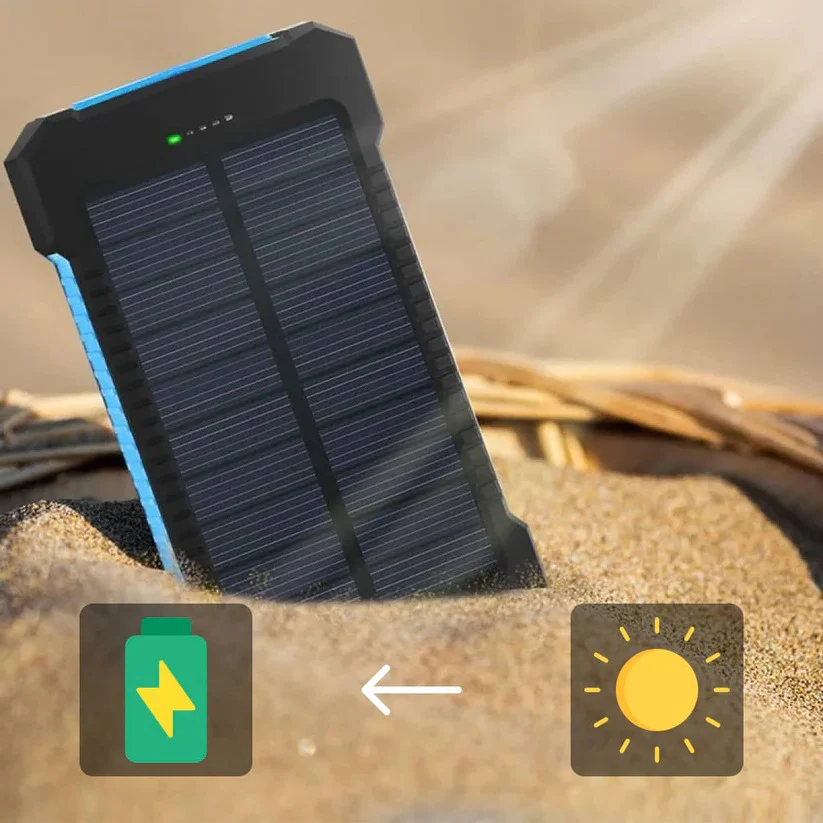500000mAh Solar Charger Waterproof Power Bank External - Image 13