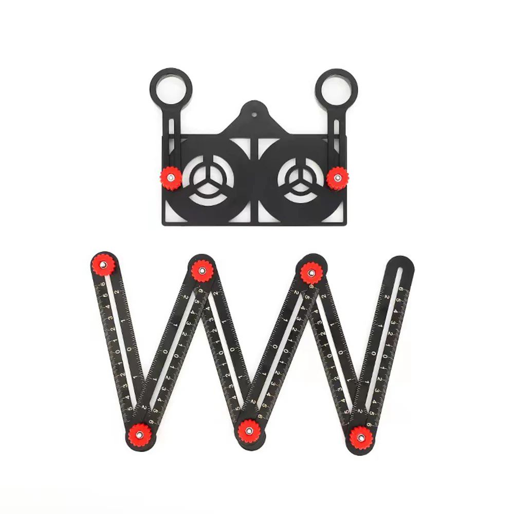 Adjustable Aluminum Alloy Tile Work Folding Ruler