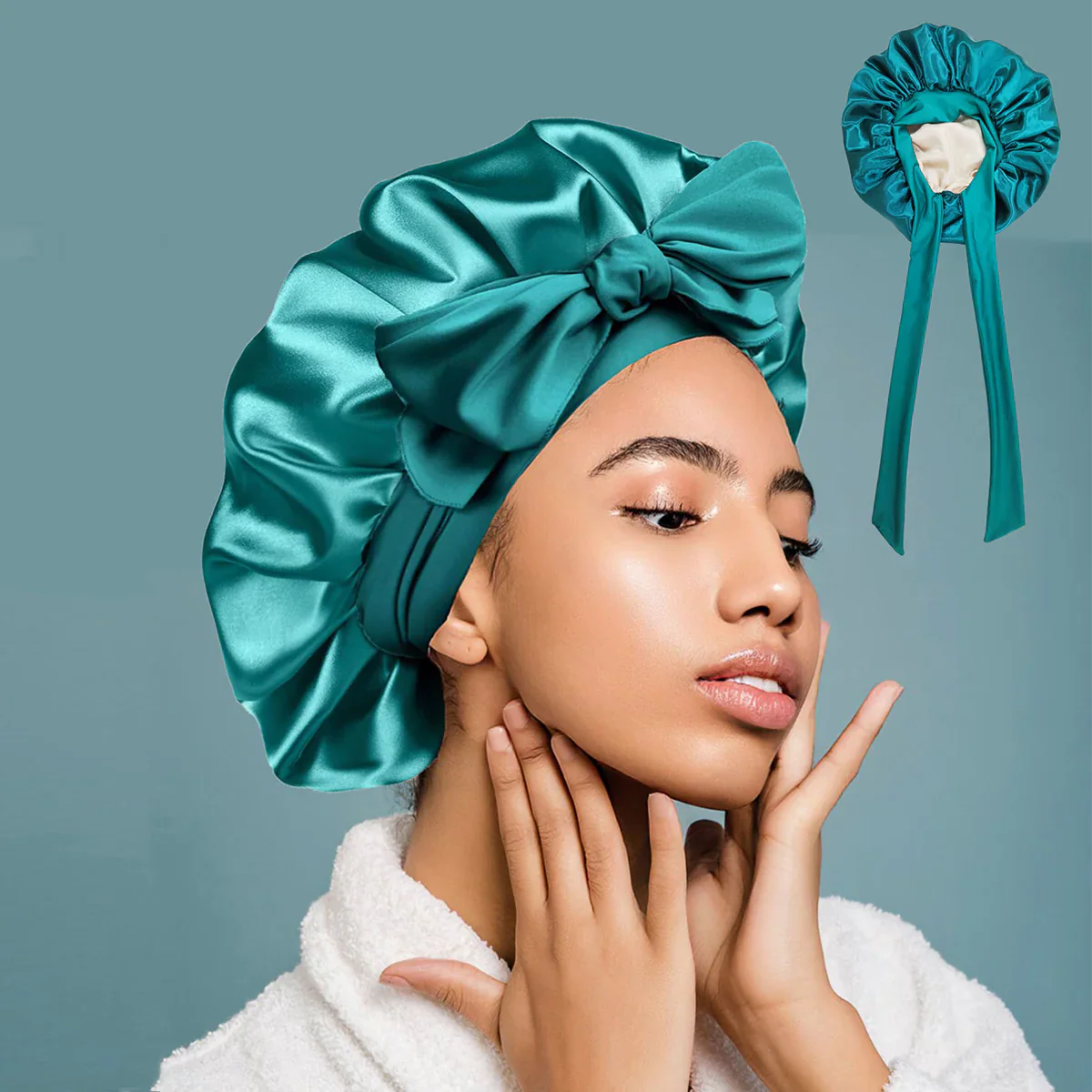 All-Night Silk Bonnet - Stays On All Night Guaranteed - Image 2