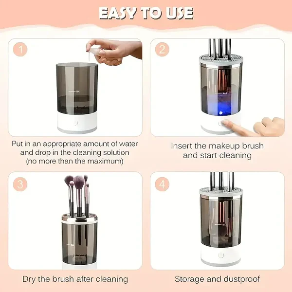 Automatic Electric Makeup Brush Cleaner - Image 2