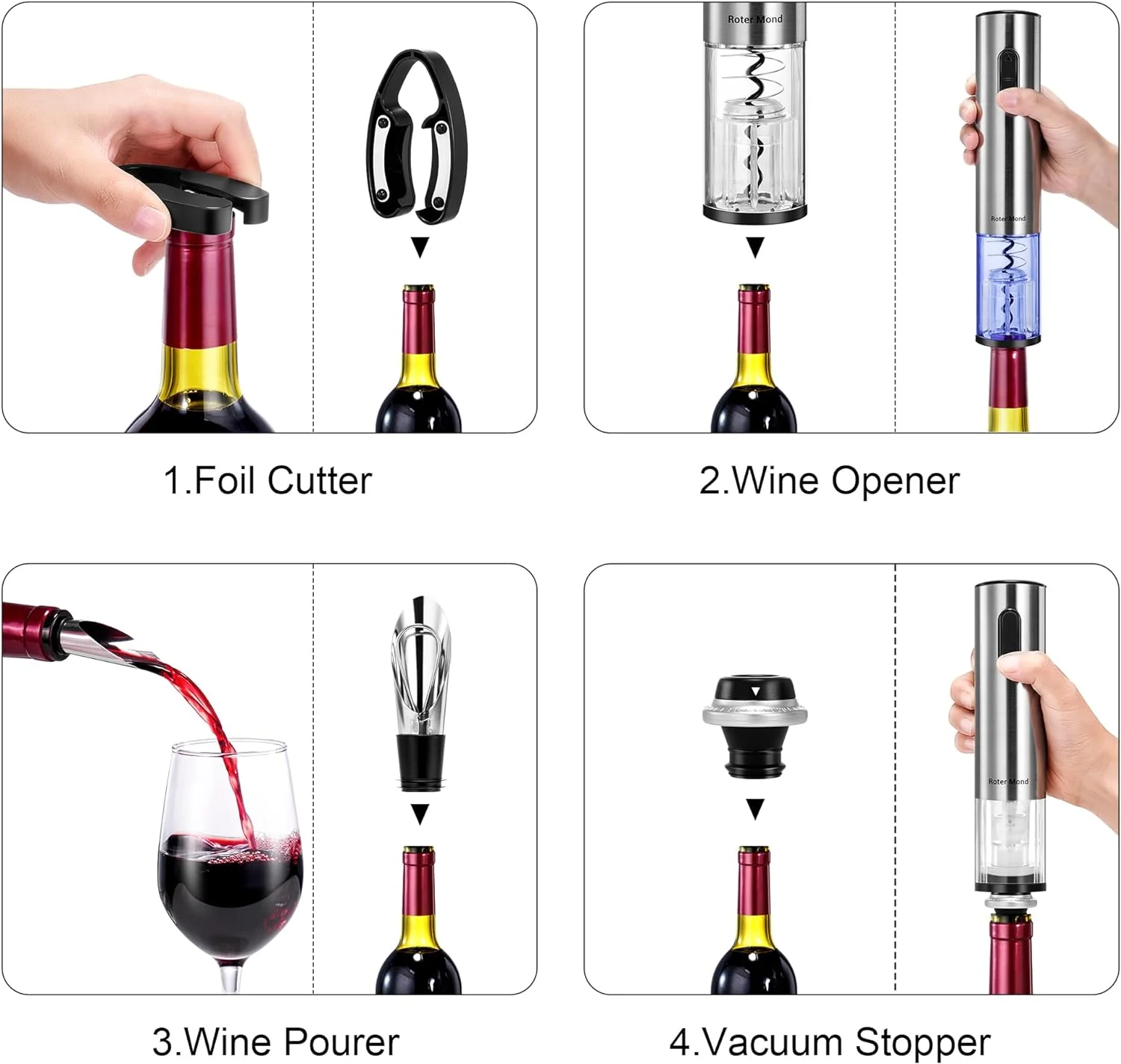 Automatic Electric Wine Bottle Opener - Image 5
