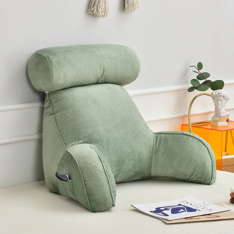 Backrest Pillow With Arms & Adjustable Headrest - Image 2