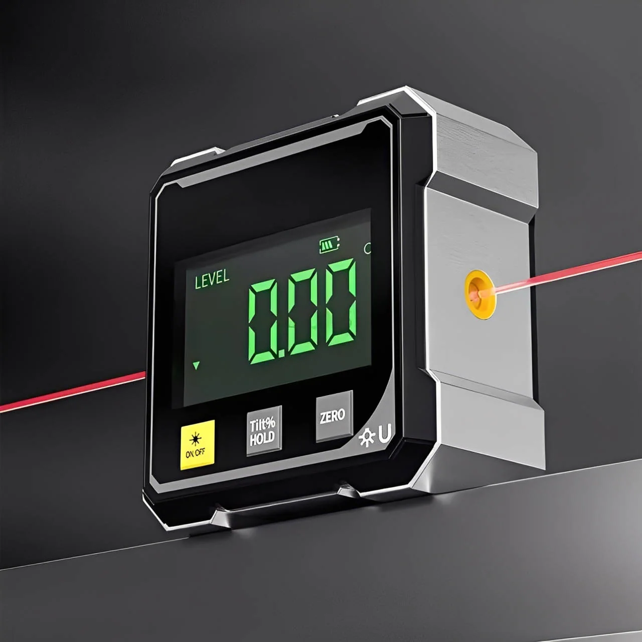 Digital Angle Finder with Laser Level