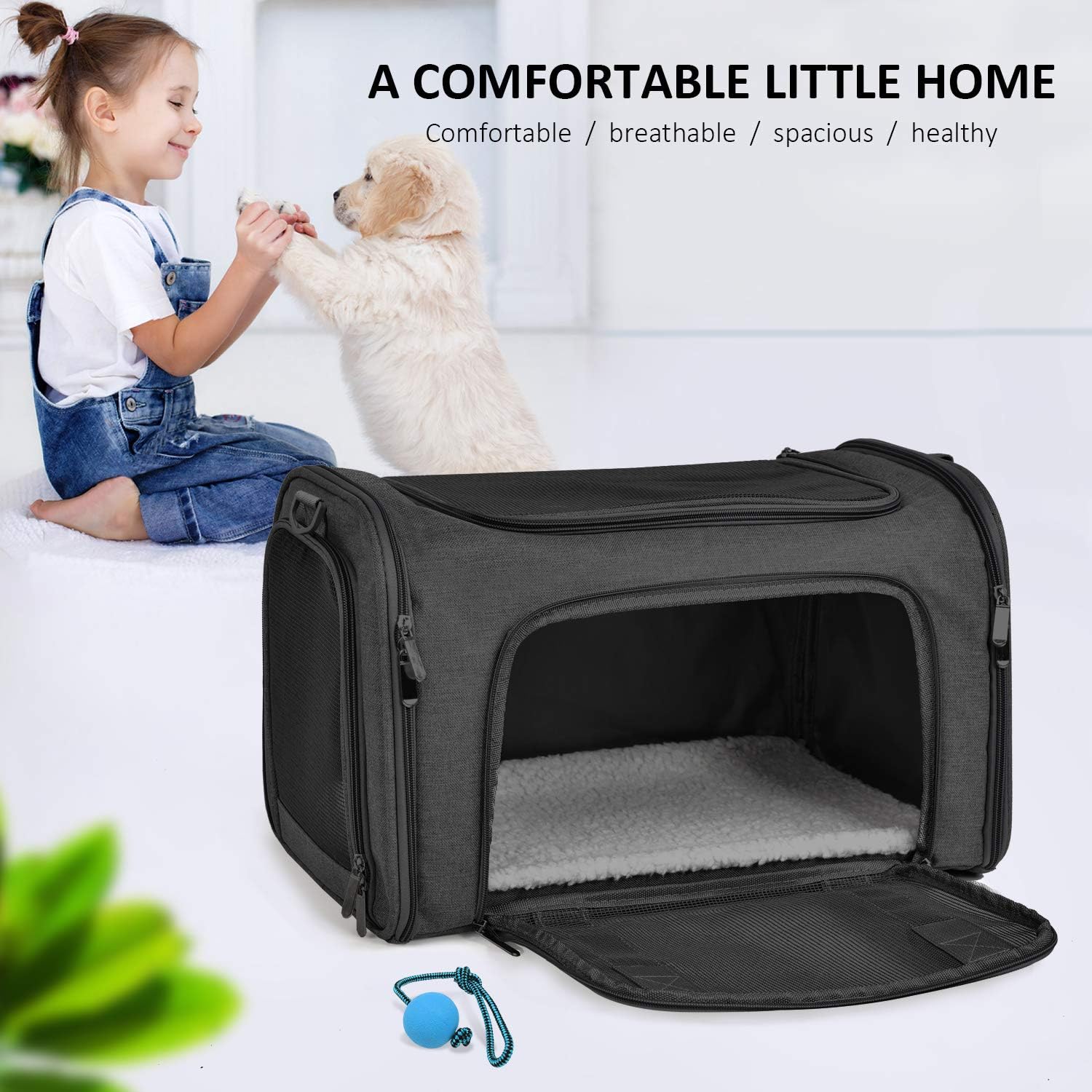Dog Bag Carrier For Small Medium Cats Dogs Puppies Up To 15 Lbs - Image 2