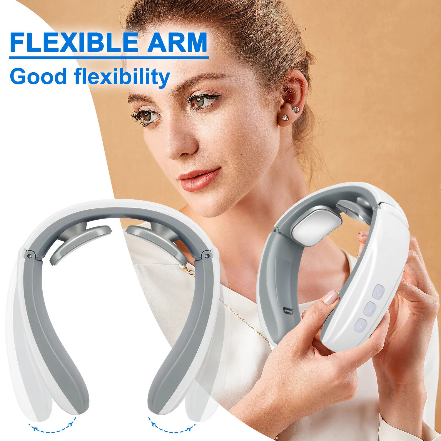 Electric Shock Pulse Neck and Shoulder Kneading Massager - Image 9