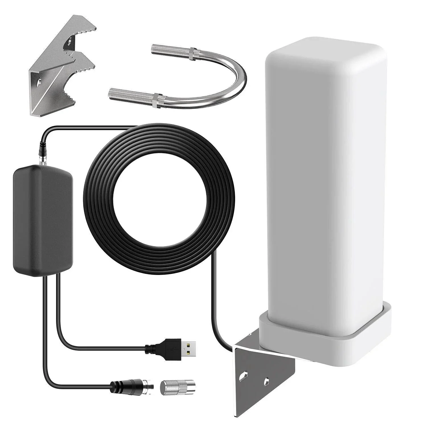 Extra Range 360° Premium Antenna 2025 HDTV Outdoor Antenna Amplified 460 Mile Range