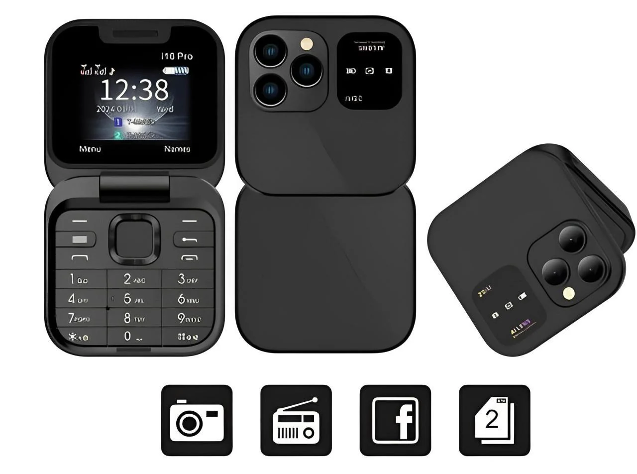 Foldable Dual SIM Phone