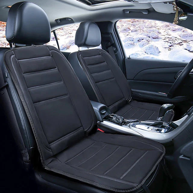 Full Coverage Heated Winter Car Seat Warmer Cushion Pad - Image 2