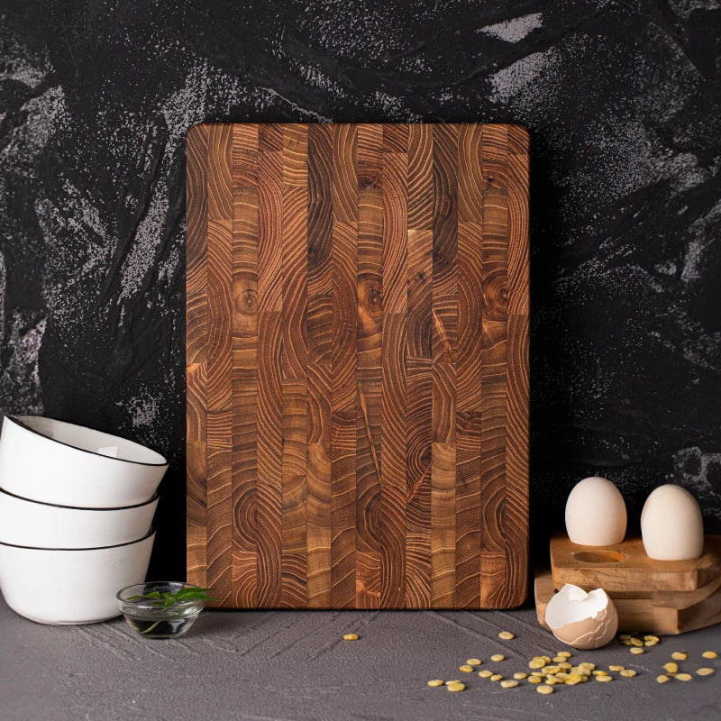 High-quality Wooden Chopping Block  End Grain Cutting Board For Kitchens And Professional Chefs - Image 2
