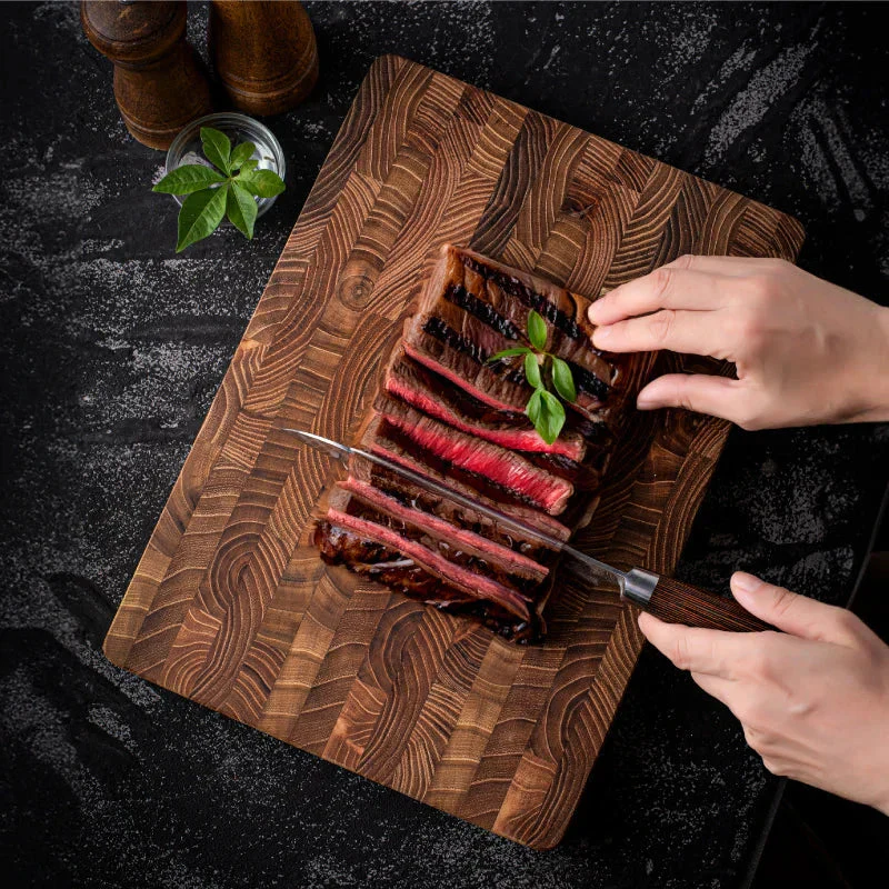 High-quality Wooden Chopping Block  End Grain Cutting Board For Kitchens And Professional Chefs - Image 3