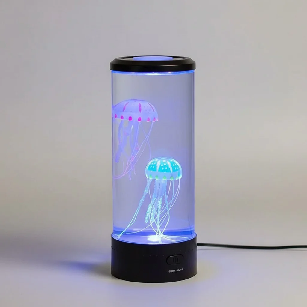Jellyfish lamp with a soothing, ocean-inspired atmosphere
