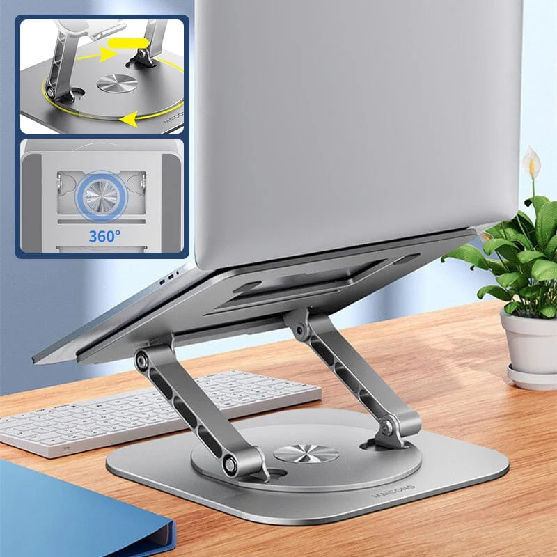 Laptop Stand Aluminum Alloy 360 Degree Rotating Bracket - Image 7