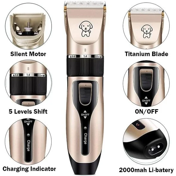 Low Noise Pet Grooming Clipper - Image 5