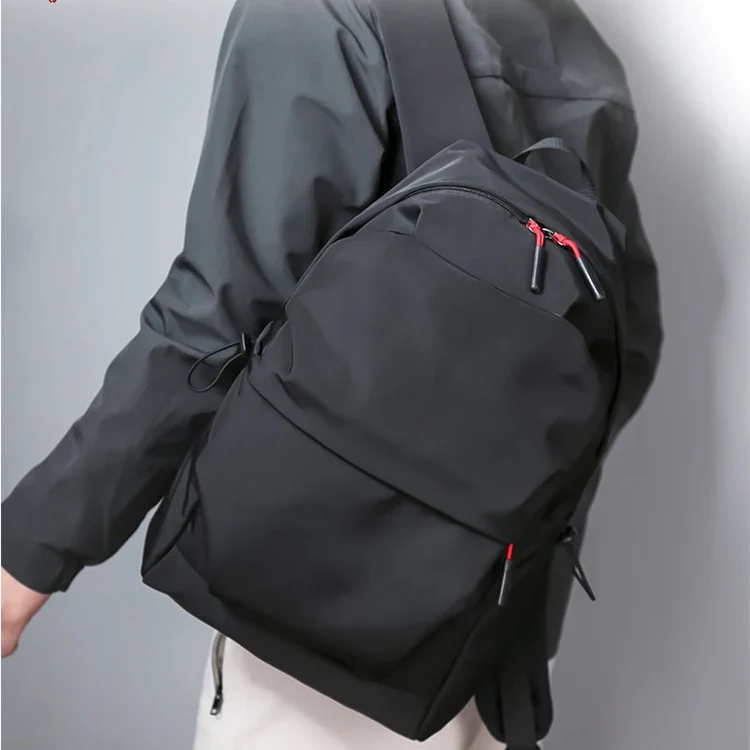 Minimalist Black Backpack - Image 2