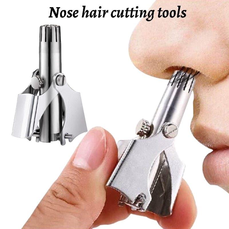 Nose Hair Trimmer for Men Stainless Steel Manual Trimmer - Image 2