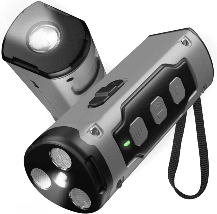Pocket ultrasonic dog bark deterrent device