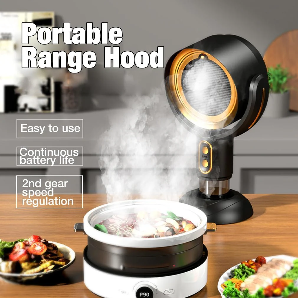 Portable Range Hood with 2-Speed Exhaust Fan – Compact Ventilation - Image 7