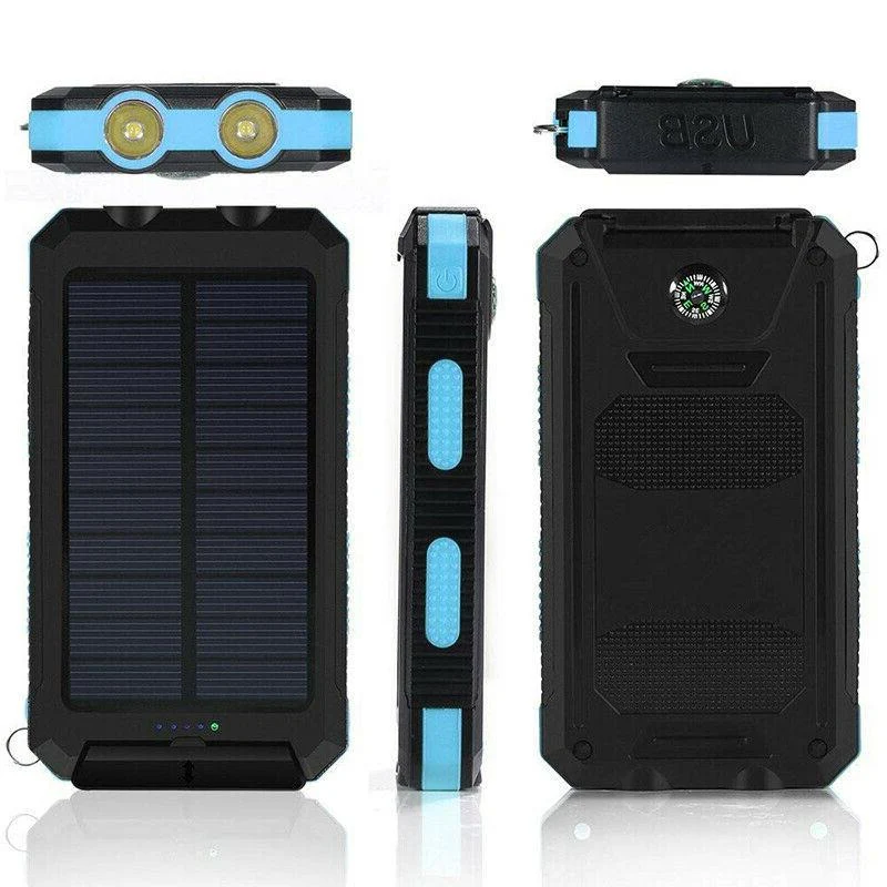 Solar Charger Waterproof Power Bank - Image 2