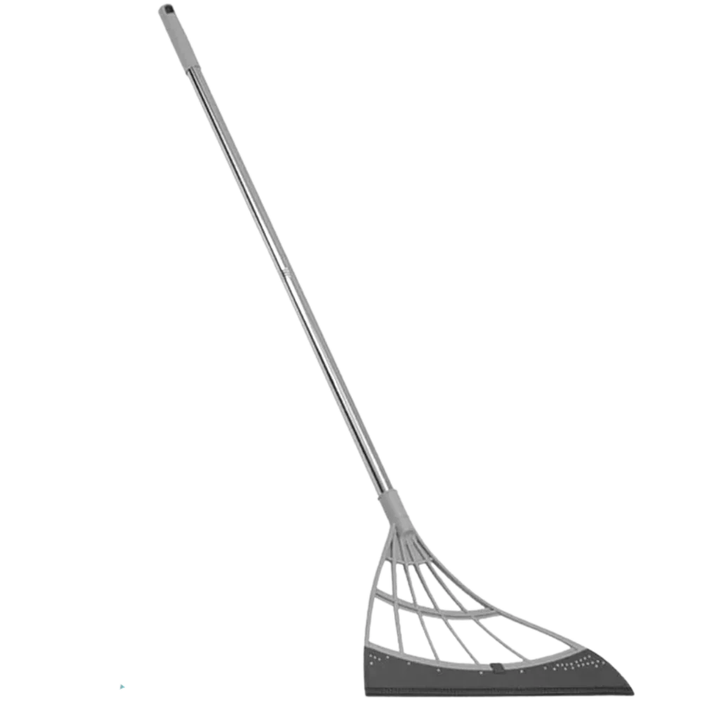 Telescopic rubber sweeper