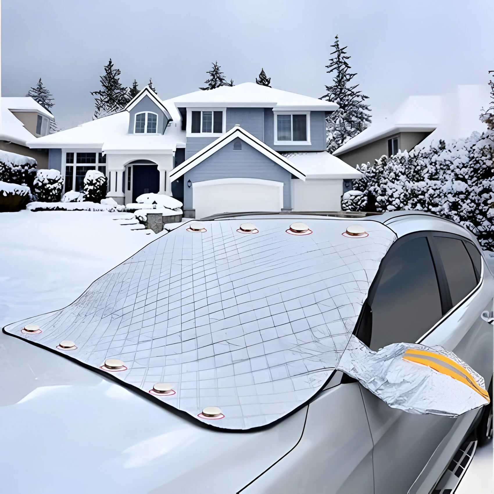 Winterproof Magnetic Windshield Cover