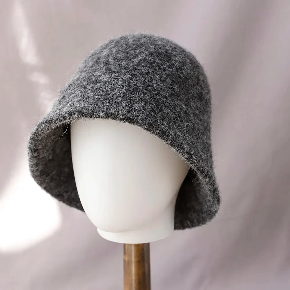 Women's Winter Wool Bucket Hat